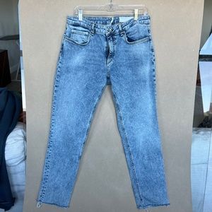 Rag & Bone New York Dre Low Rise Boyfriend Acid Wash Size 31